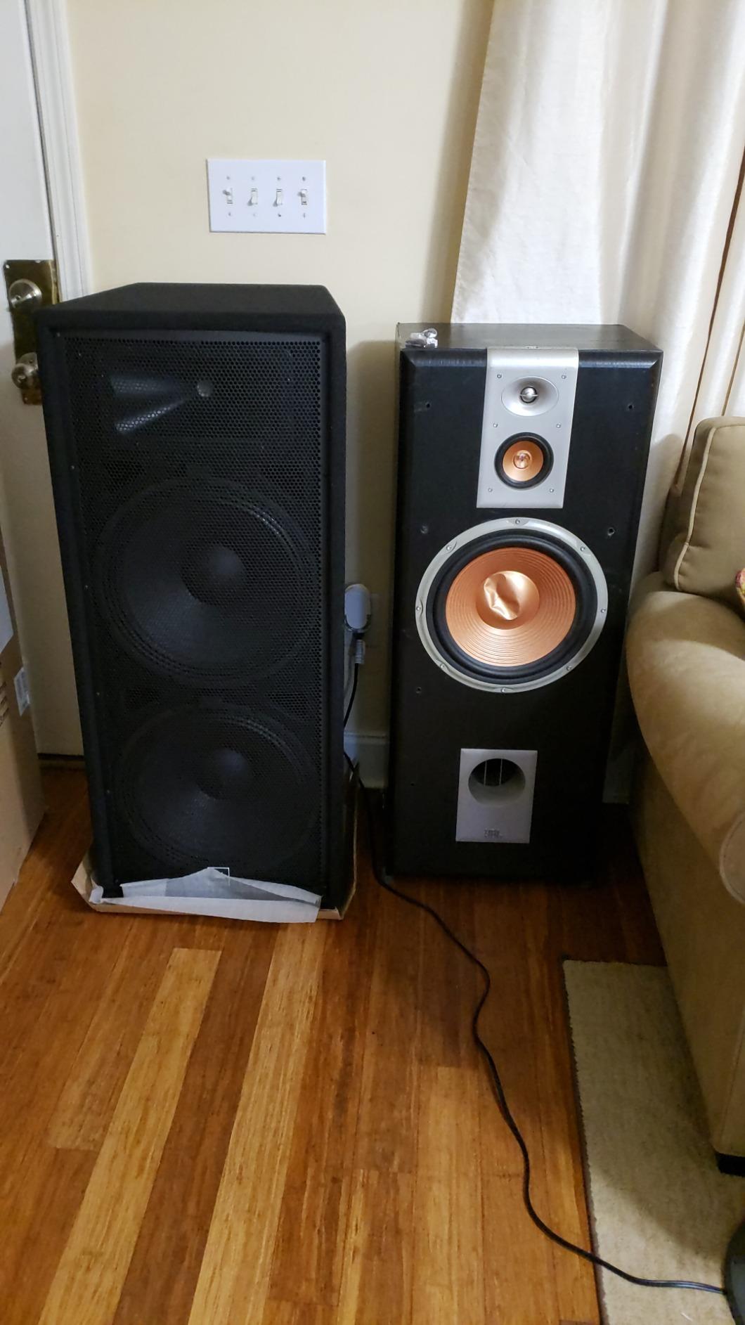 JBL Professional JRX225 Portable, Passive 2-way Sound Reinforcement, 2000 Watt, 8 Ohm, DJ, Pro Audio PA Speaker, Loudspeaker System, Dual 15 inch, Black customer photo 2