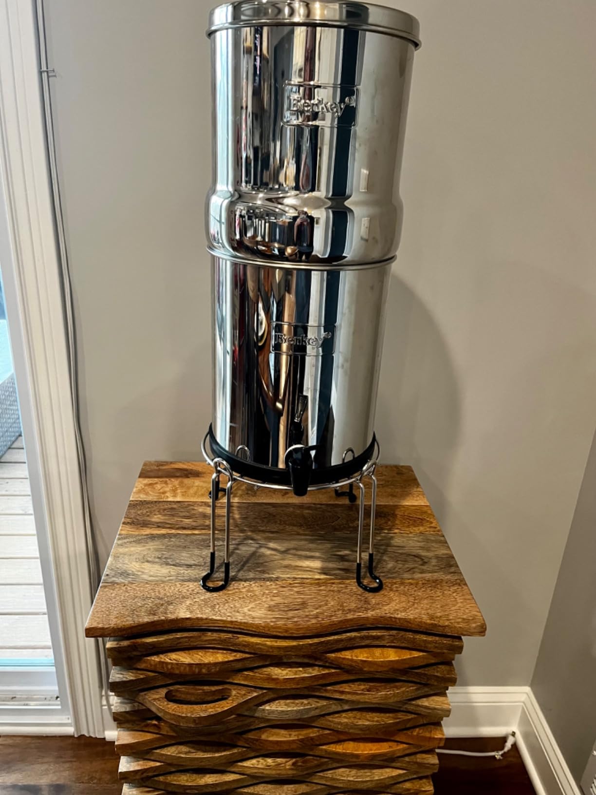 Big Berkey 2.25 Gal Gravity Water Filter System with BB9-2 Filters | Includes 2 Black Berkey Elements, Easy-to-Assemble Stainless Steel Countertop Water Filtration System for Everyday Use customer photo 1