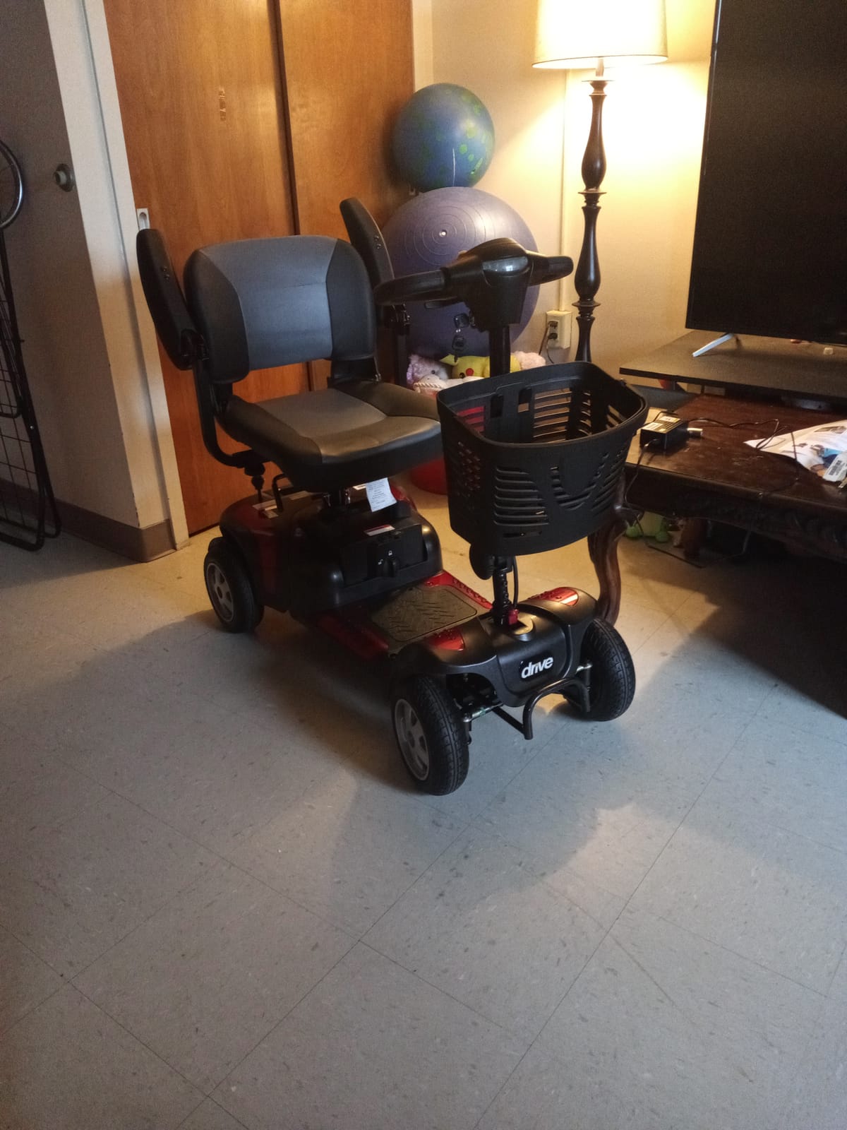 Drive Medical Phoenix LT 4 Wheel Mobility Scooter, Red, Blue & Gray | 4 Wheel Mobility Scooter with 350 lb Weight Capacity Offers Stability and Support for Everyday Outdoor Use customer photo 1