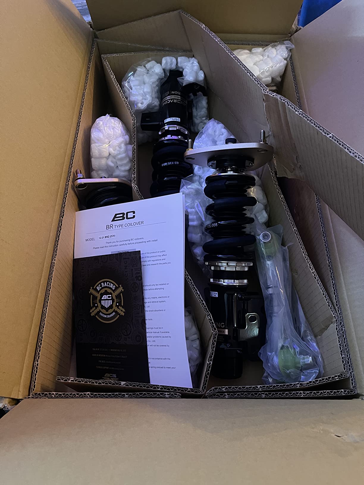 BC Racing BR Series Coilovers 2012+ Scion FR-S / Subaru BR-Z customer photo 1