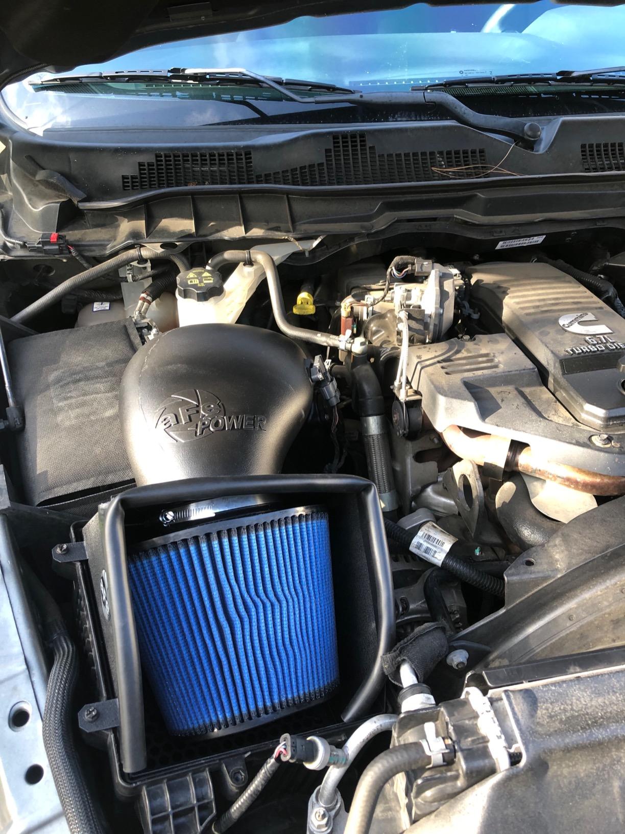 aFe Power #54-32412 Magnum FORCE Open Element Intake | Rapid Induction Cold Air Intake System w/ Pro 5R Filter for RAM Diesel Trucks 13-18 L6-6.7L (td) customer photo 2