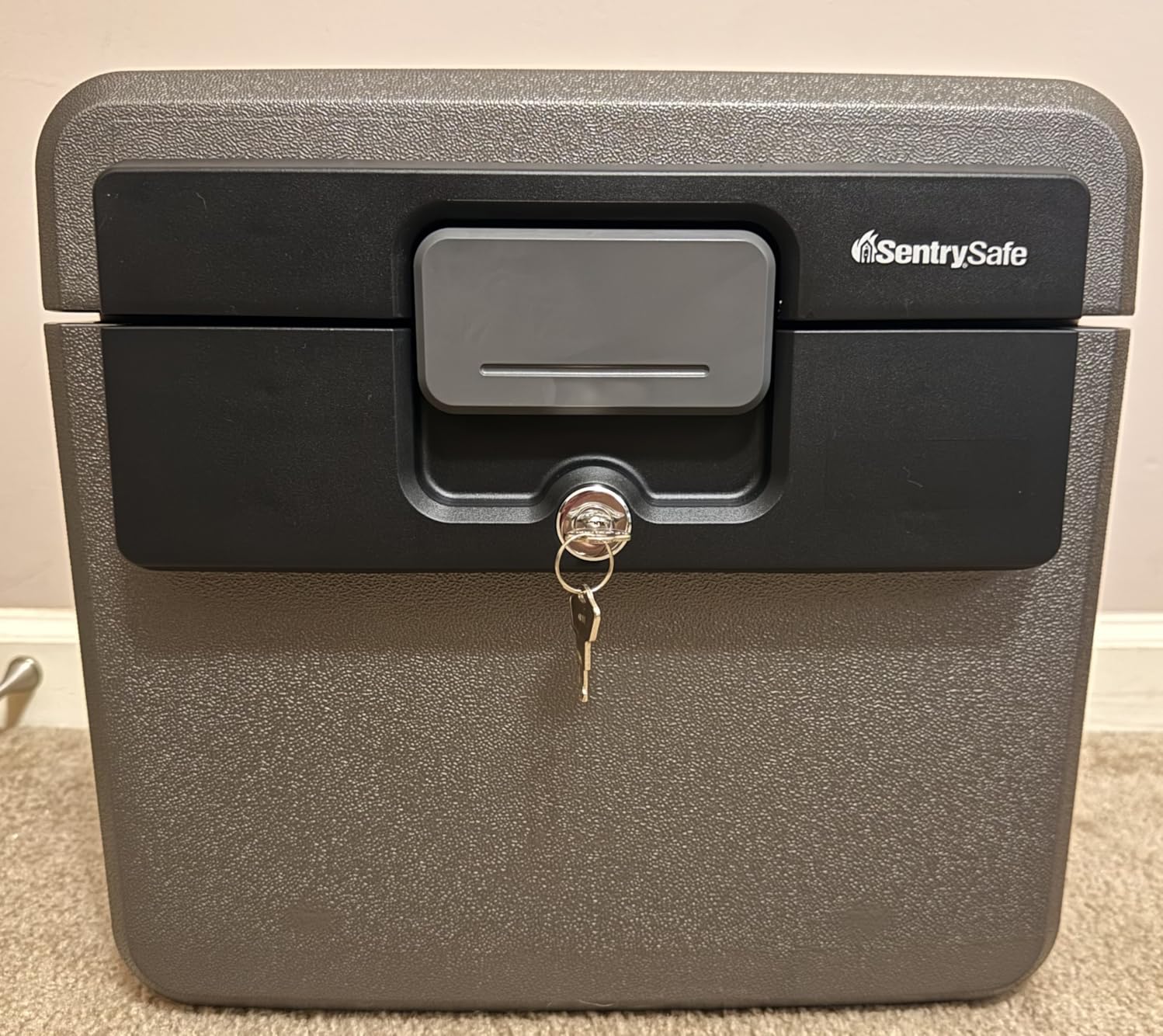 SentrySafe Black Fireproof and Waterproof Safe, File Folder and Document Box with Key Lock, HD4100 customer photo 2