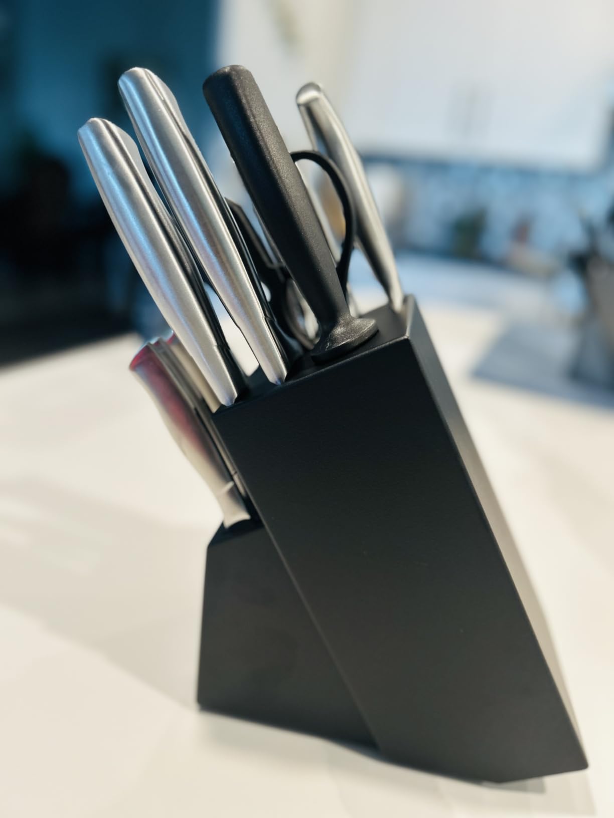 Cuisinart 15-Piece Stainless Steel Hollow Handle Block Set, C77SS-15PK | Kitchen knife set with high-carbon stainless steel blades, sharpening steel, household shears & wooden block customer photo 2