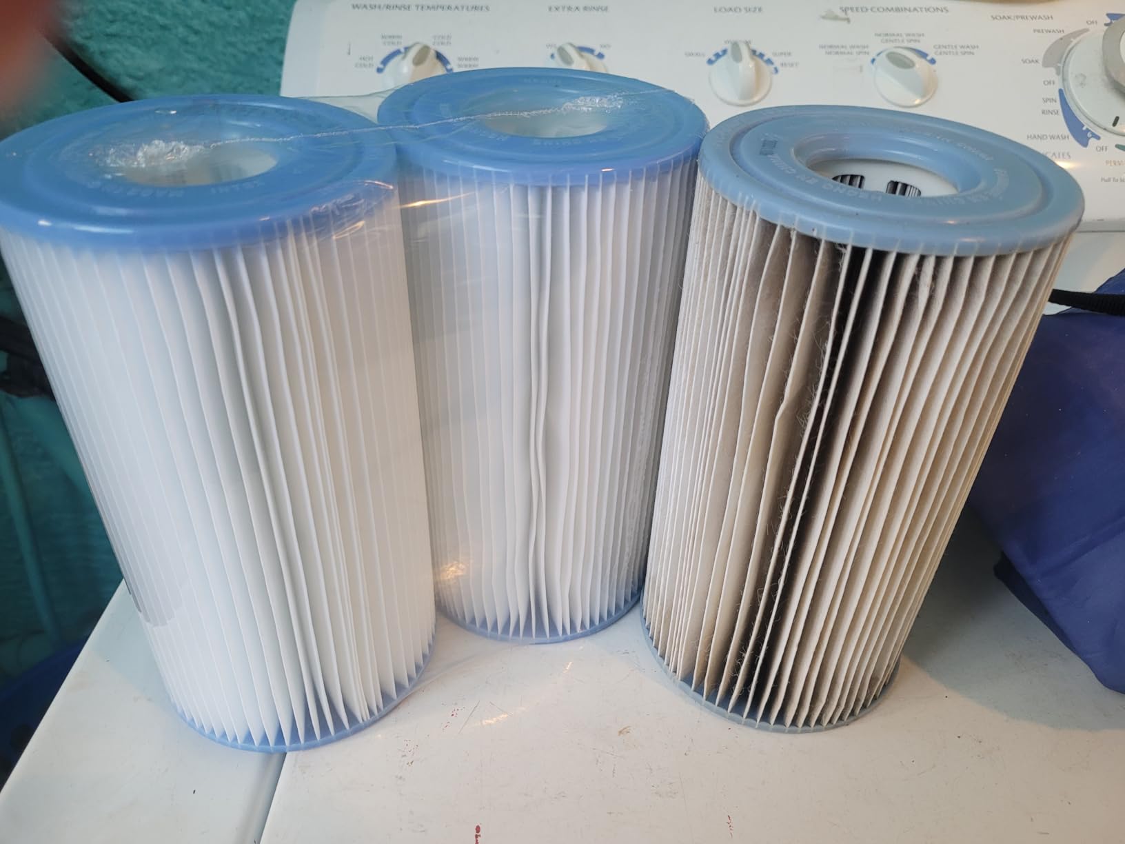 INTEX 29002E Type A Pool Filter Cartridge: for INTEX Filter Pumps - Easy-to-Clean - Dacron Paper - Efficient Filtration - Two Pack customer photo 2