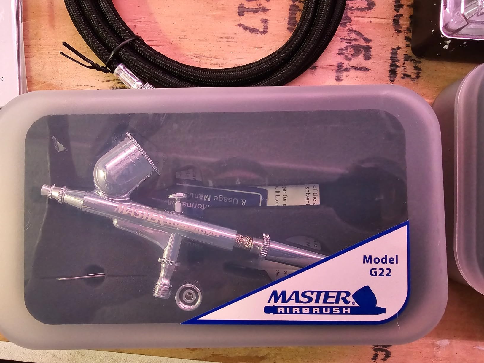 Master Airbrush Cool Runner II Airbrush Kit with 3 Airbrushes Acrylic Paint | Dual Fan Air Compressor, 6 Color Acrylic Paint Set, Cleaning Brushes & How-To Air Brush Manual, Gravity & Siphon Feed customer photo 2