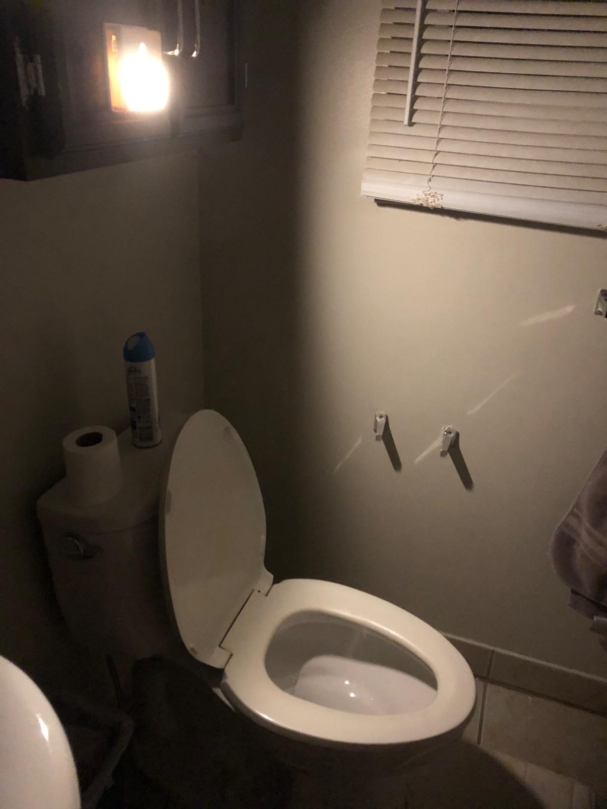 TOTO Entrada Two-Piece Elongated 1.28 GPF Universal Height Toilet, Cotton White - CST244EF#01 customer photo 1