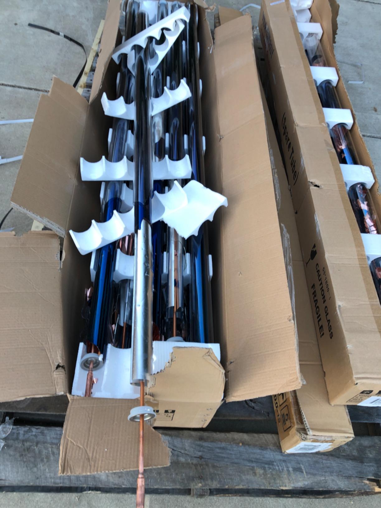 30 Tube Duda Solar Water Heater Collector 45 Degree Frame Evacuated Vacuum Tubes SRCC Certified Hot customer photo 2