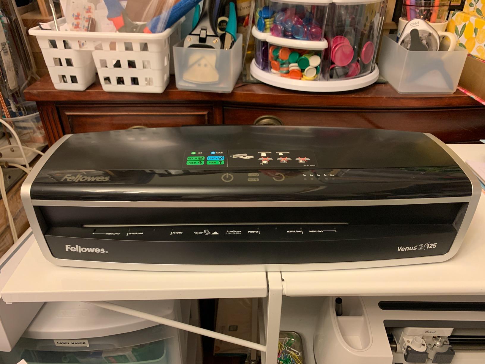 Fellowes Venus 2 125 Thermal Laminator, Classroom Organization & School Supplies Machine, Rapid 30-60 Second Warm-Up, High-Speed AutoSense Technology (5734801) customer photo 1