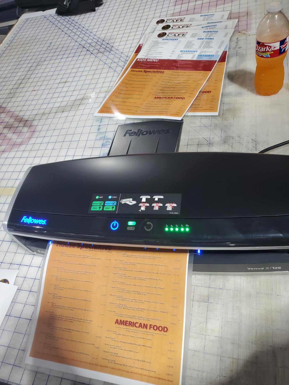 Fellowes Venus 2 125 Thermal Laminator, Classroom Organization & School Supplies Machine, Rapid 30-60 Second Warm-Up, High-Speed AutoSense Technology (5734801) customer photo 2