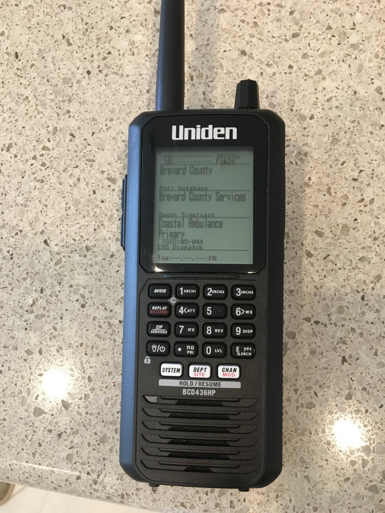 Uniden BCD436HP HomePatrol Series Digital Handheld Scanner, TrunkTracker V, Simple Programming, S.A.M.E. Emergency/Weather Alert customer photo 1