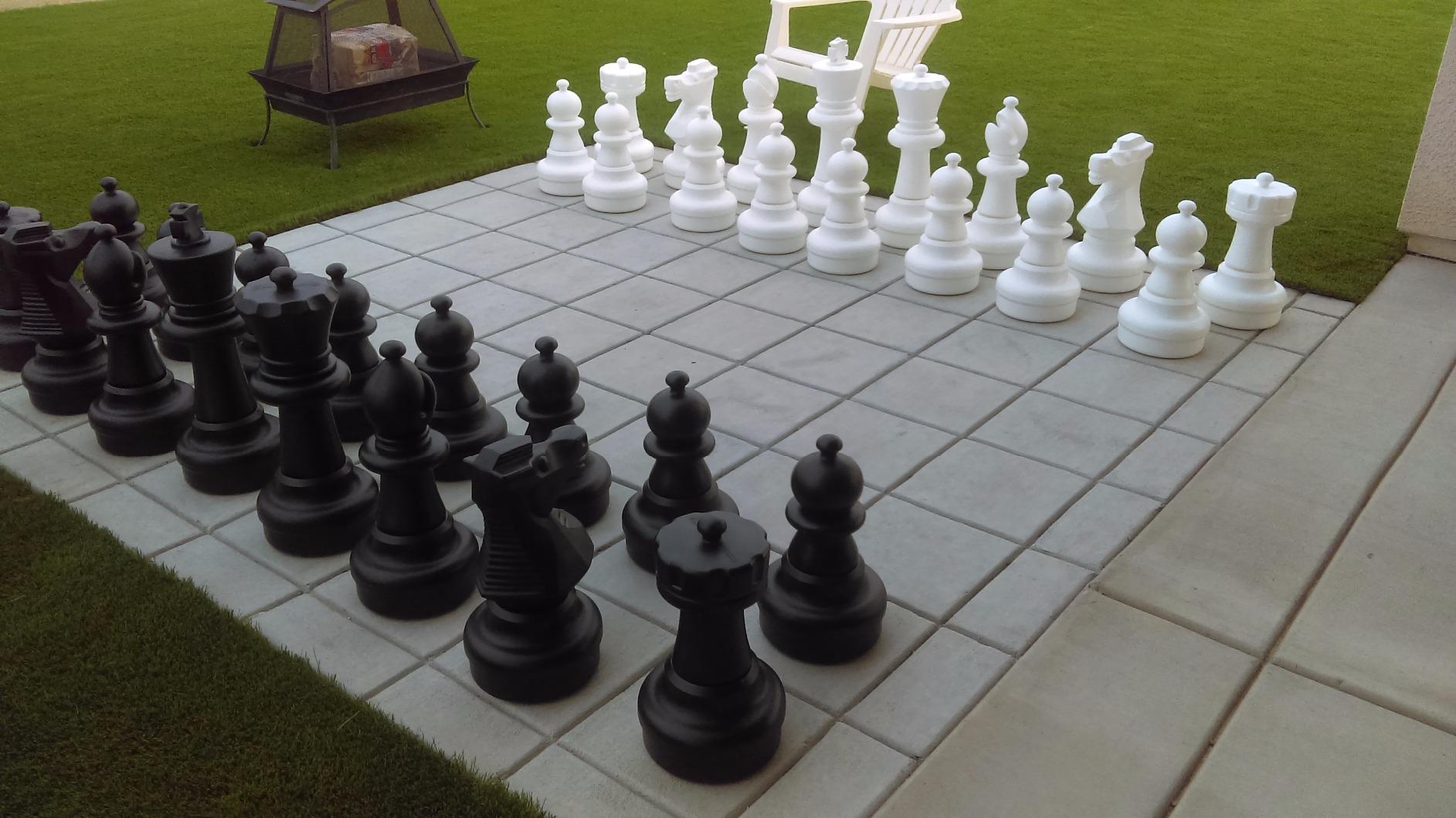 MegaChess Giant Chess Set with 25