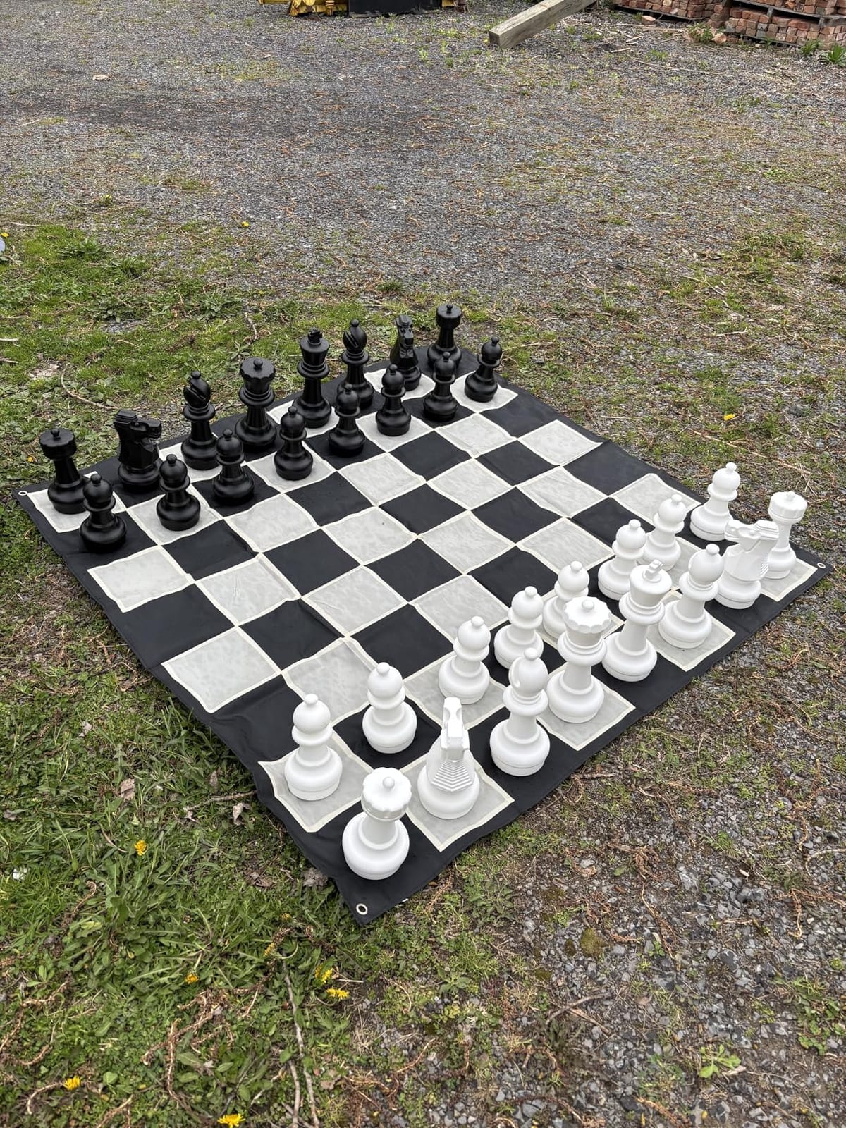 MegaChess Giant Chess Set Game with 12