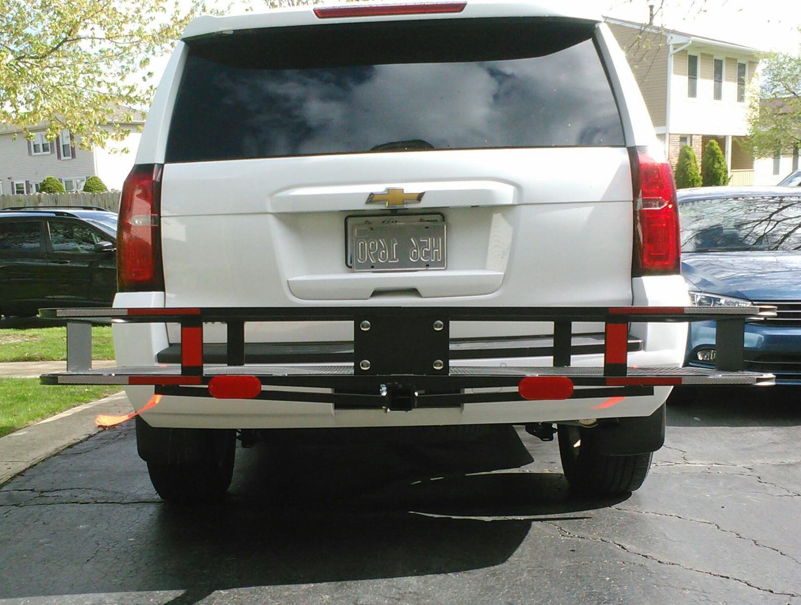 CURT 18153 Folding Hitch Basket Cargo Carrier, 60 x 24, 500 lb customer photo 2