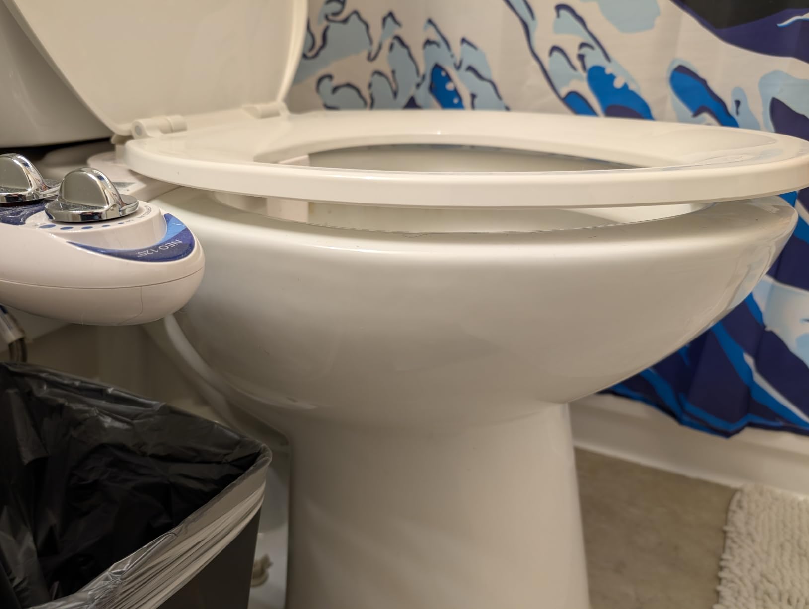 LUXE Bidet NEO 120 - Bidet Attachment for Toilet Seat, White | Non-Electric, Single Nozzle, Self-Cleaning, Adjustable Water Pressure, Rear Wash customer photo 1