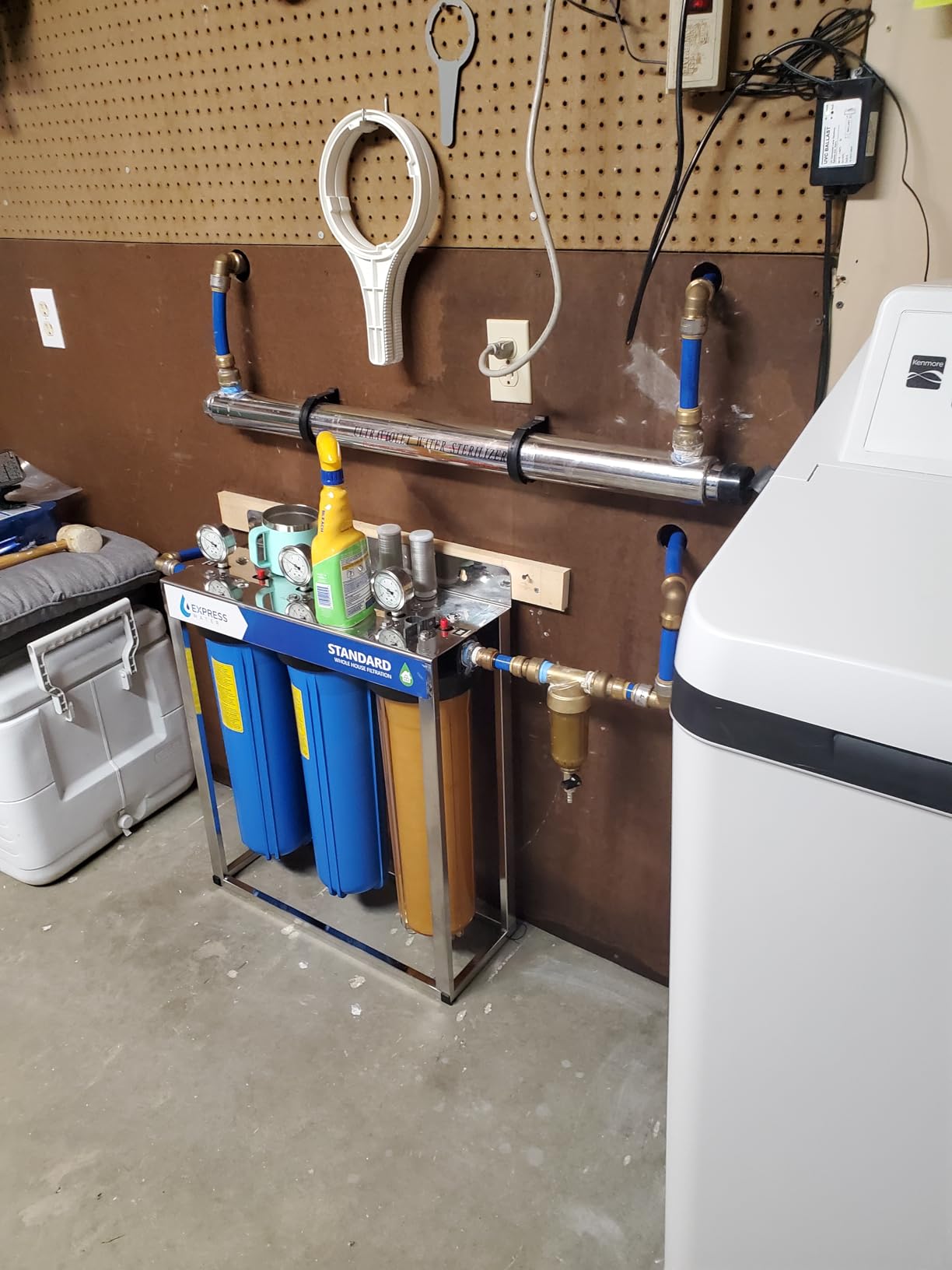 Kenmore 420 Water Softener System - 40,000 Grain Capacity with Salt Saving Technology - Whole Home Hard Water & Iron Reduction - Compact, Easy Install customer photo 1