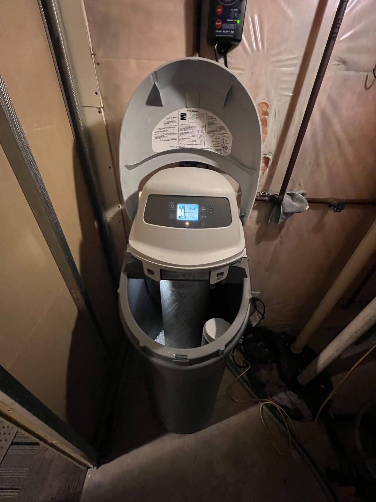 Kenmore 420 Water Softener System - 40,000 Grain Capacity with Salt Saving Technology - Whole Home Hard Water & Iron Reduction - Compact, Easy Install customer photo 2