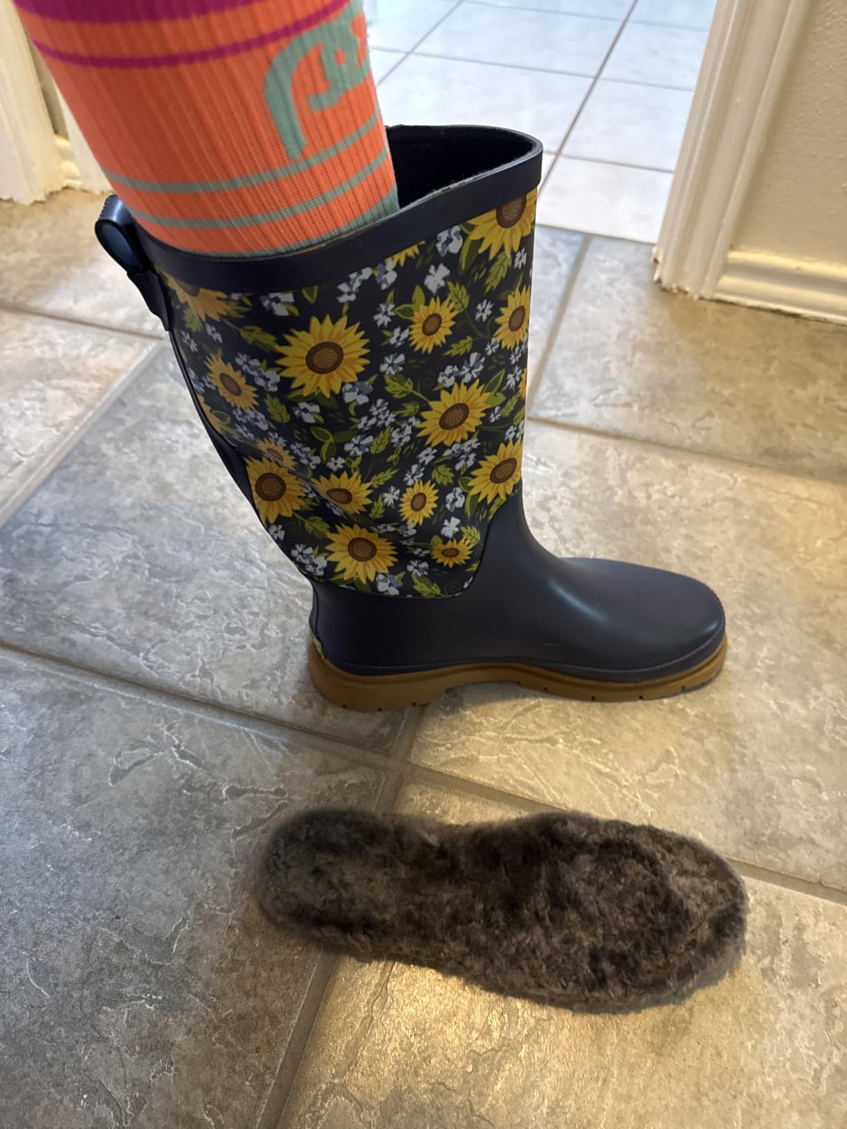 Western Chief Women's Tall Waterproof Rain Boot Outdoor Garden Shoes customer photo 1
