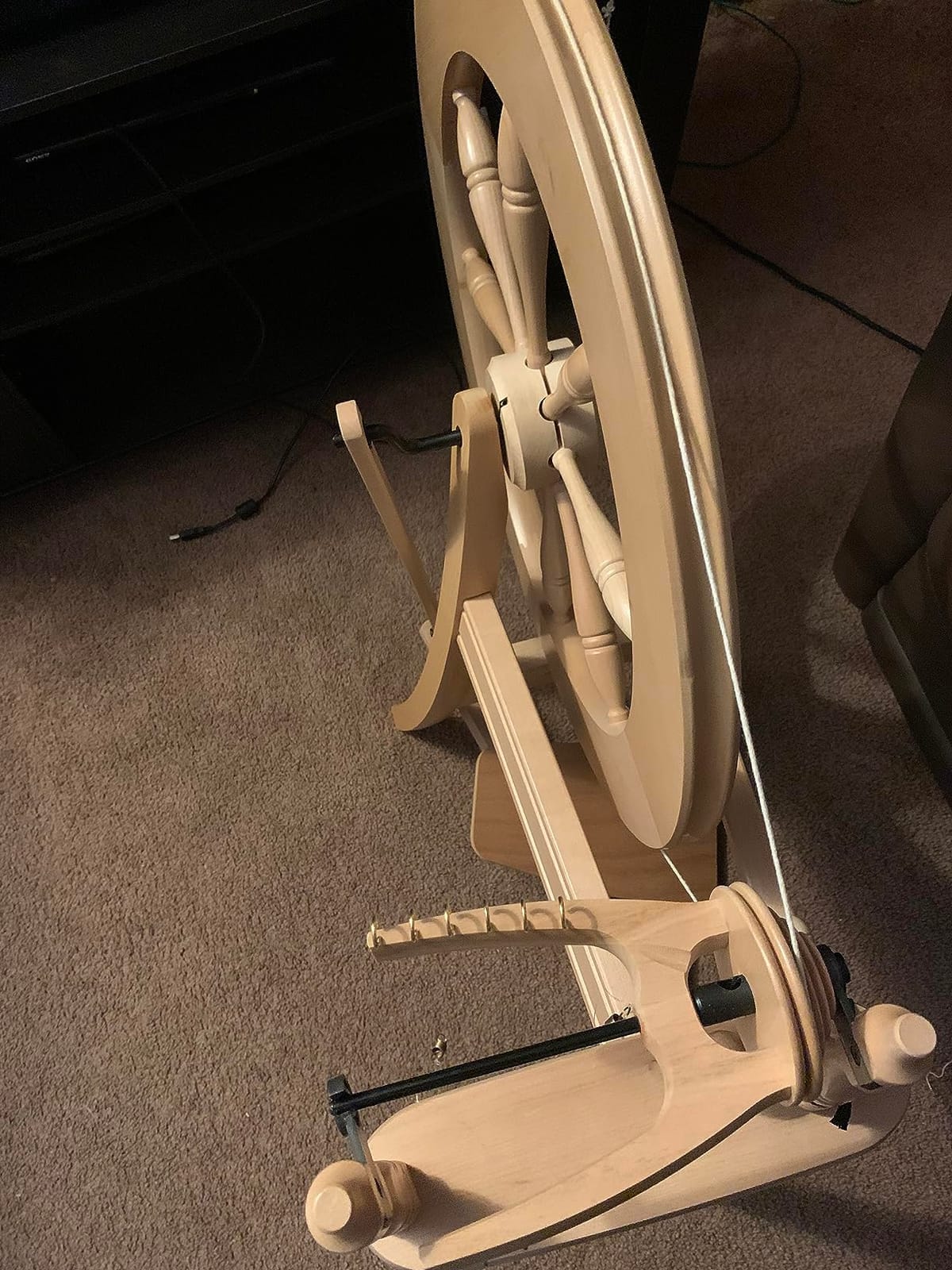 Ashford Traditional Spinning Wheel, Single Drive, Lacquered Finish customer photo 1