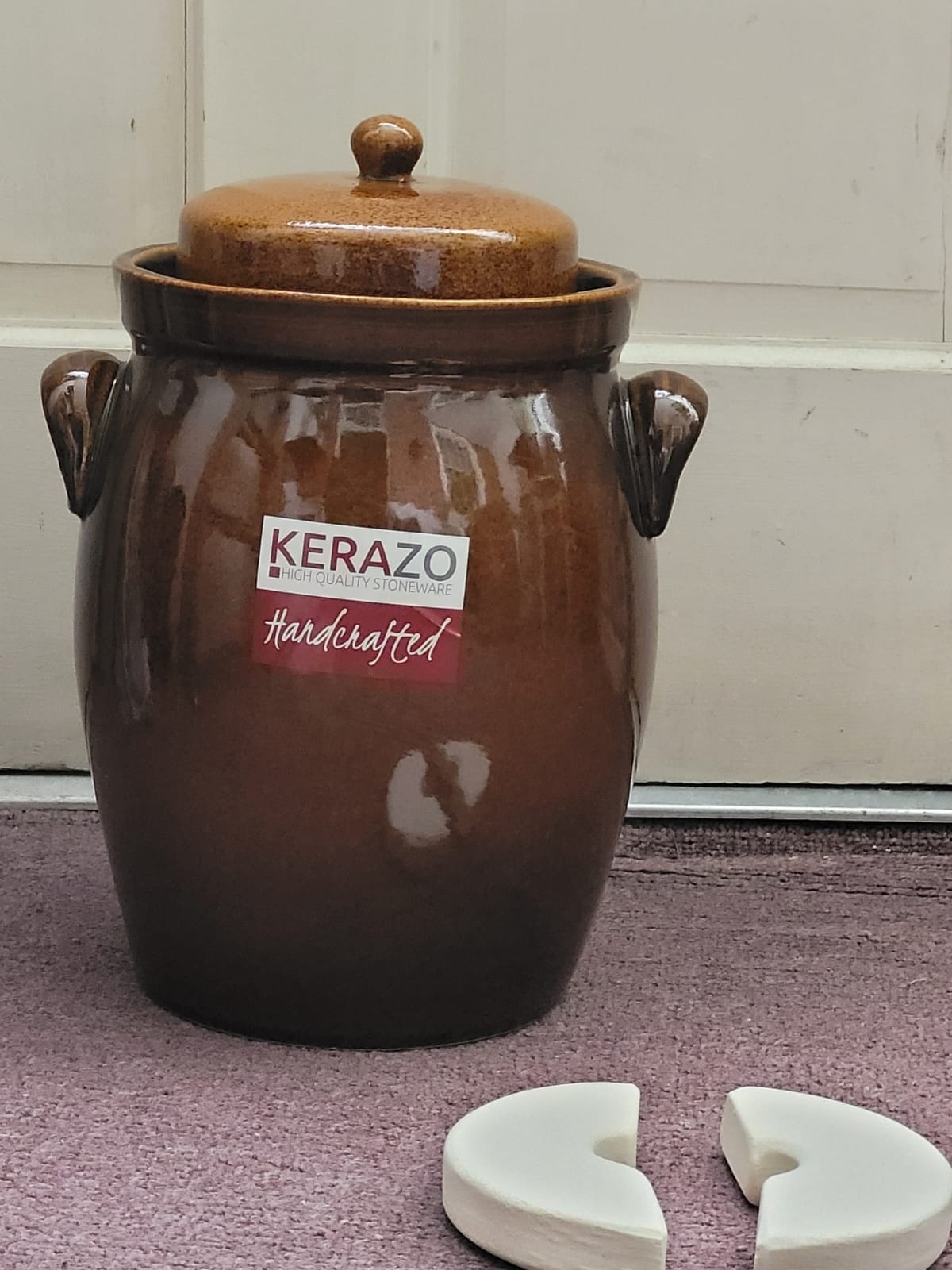 7 L (1.9 Gal) K&K Keramik German Made Fermenting Crock Pot, Kerazo F2 customer photo 1