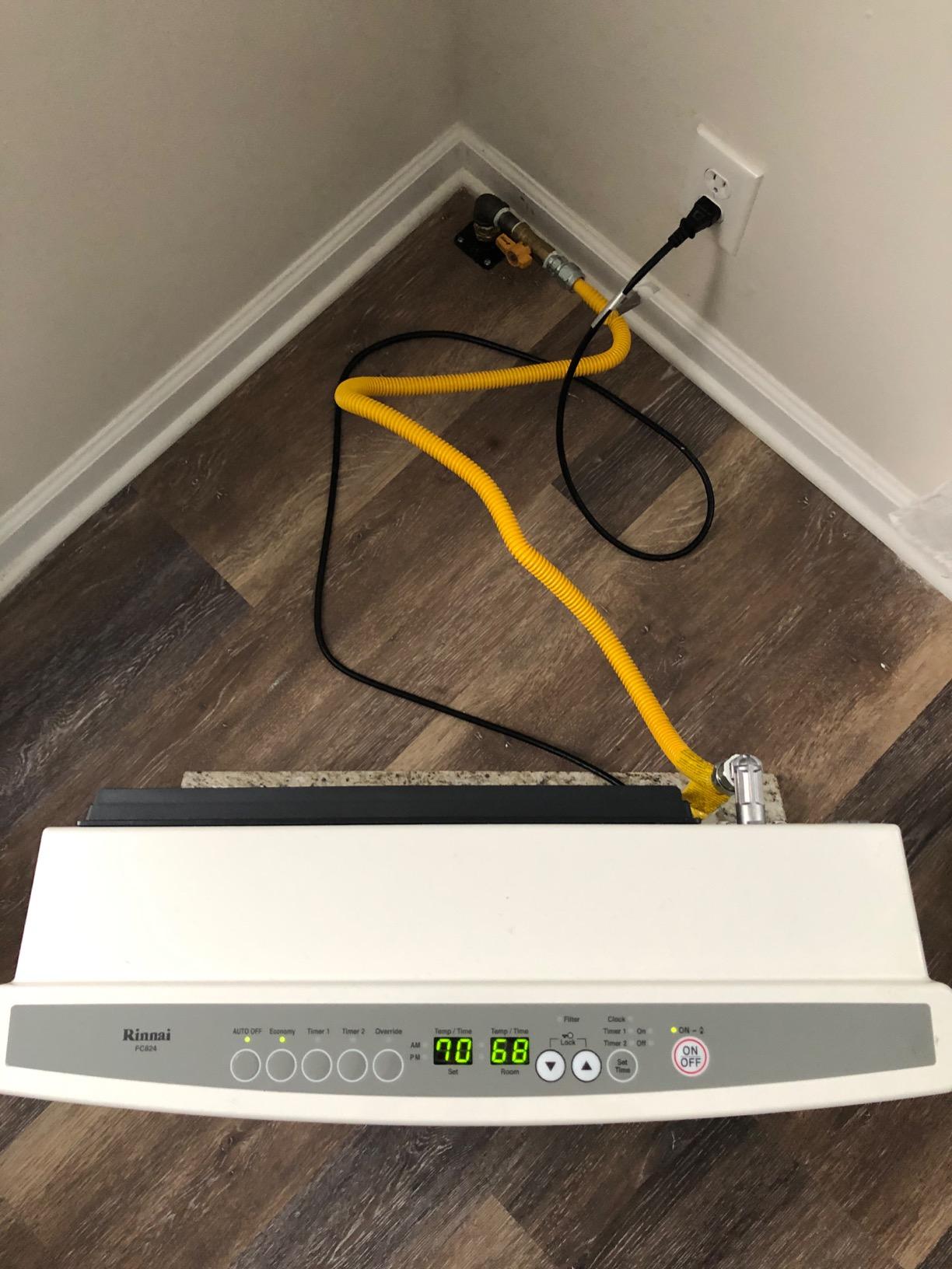 Rinnai FC824N Ventless Natural Gas Heater with Programmable Thermostat customer photo 2