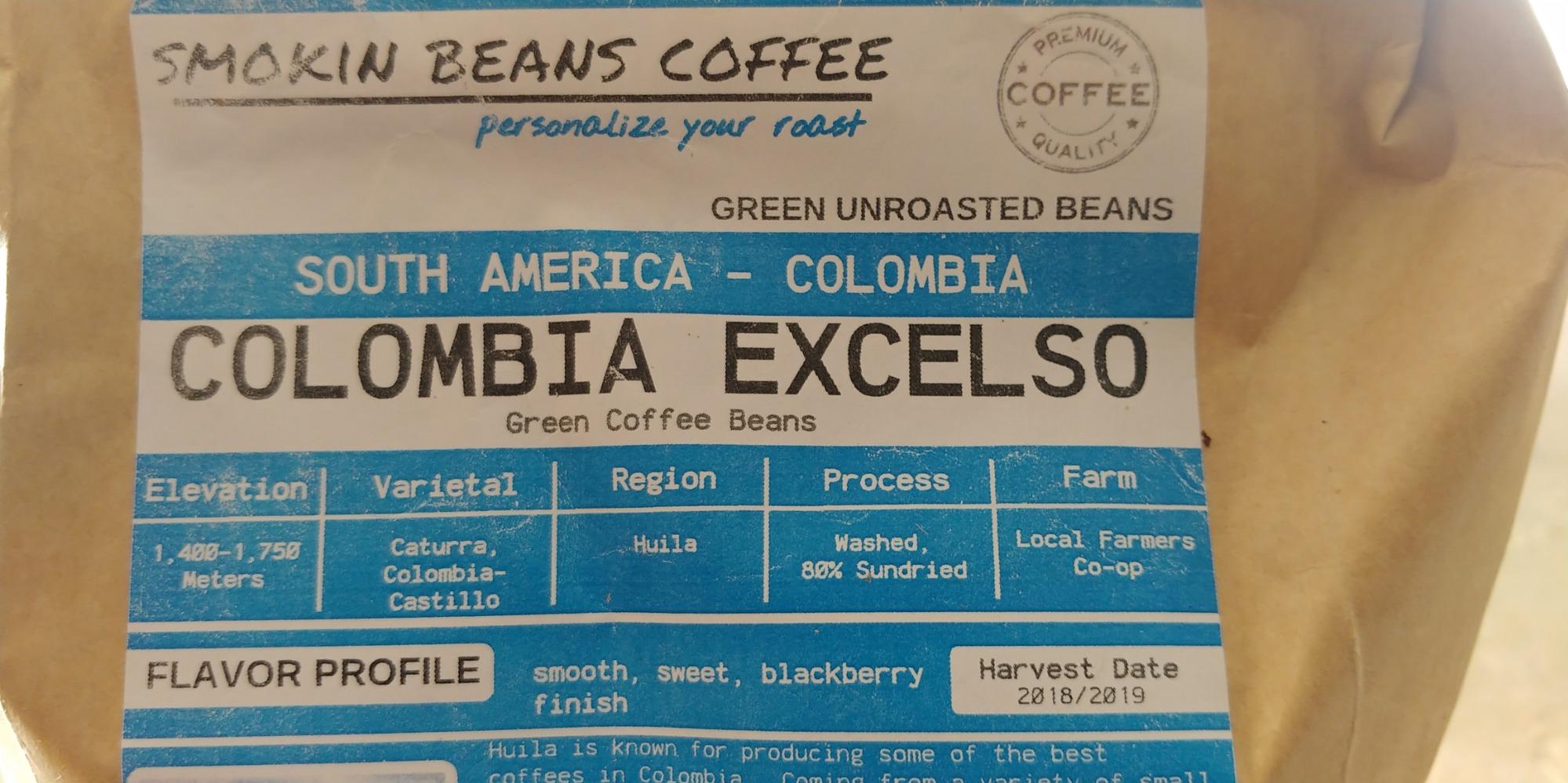 Smokin Beans Colombia Washed Unroasted Green Arabica Coffee Beans 5-Lb, 1ct customer photo 2