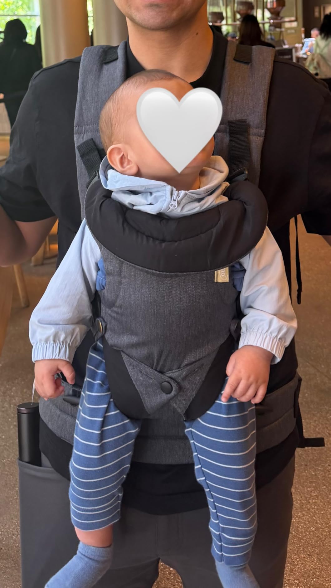 Infantino Flip 4-in-1 Baby Carrier Convertible Ergonomic, Gray | Adjustable Fit, Enhanced Lumbar Support, Ergonomic Hands-Free Parenting, Registry Gift, for Newborns and Toddlers customer photo 2