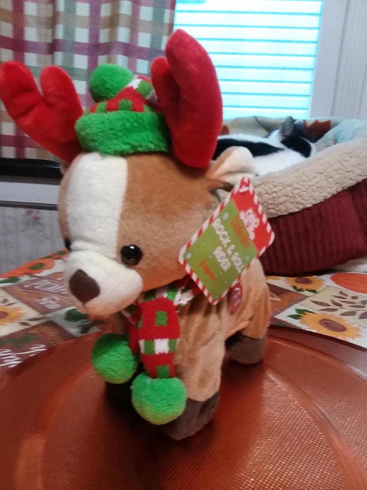 Cuddle Barn - Rock & Roll Rider | Animated Walking Dancing Singing Christmas Holiday Reindeer Sings Sleigh Ride, 10 Inches customer photo 1