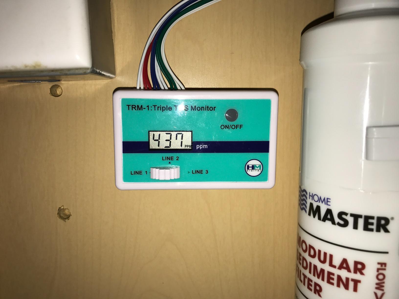 Home Master TMHP HydroPerfection Reverse Osmosis System, 9-stages, Patented 2-pass Alkaline Remineralization, Fast 4.5 Sec Fill Rate, 1:1 Waste Ratio, UV Sterilizer 99.9% EPA 97952AZ1, Iron Prefilter customer photo 1