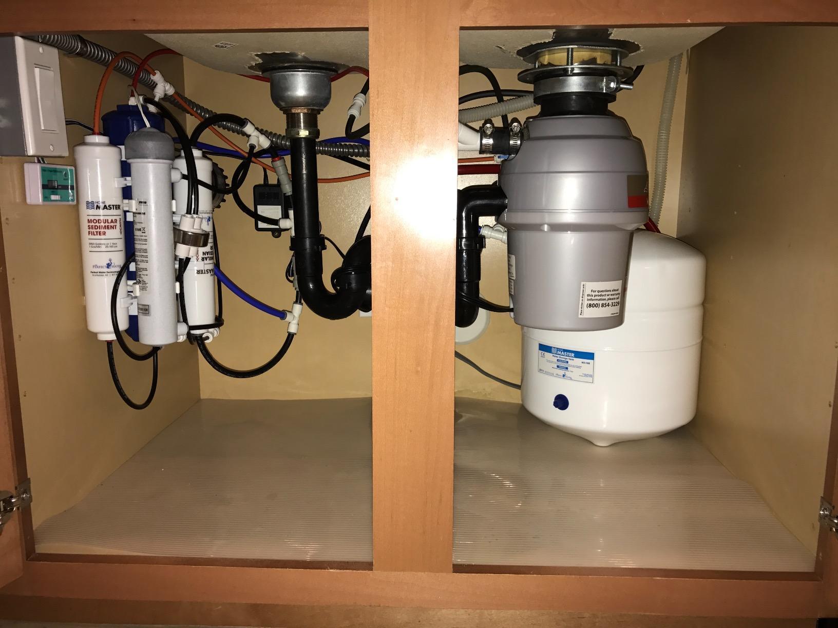 Home Master TMHP HydroPerfection Reverse Osmosis System, 9-stages, Patented 2-pass Alkaline Remineralization, Fast 4.5 Sec Fill Rate, 1:1 Waste Ratio, UV Sterilizer 99.9% EPA 97952AZ1, Iron Prefilter customer photo 2