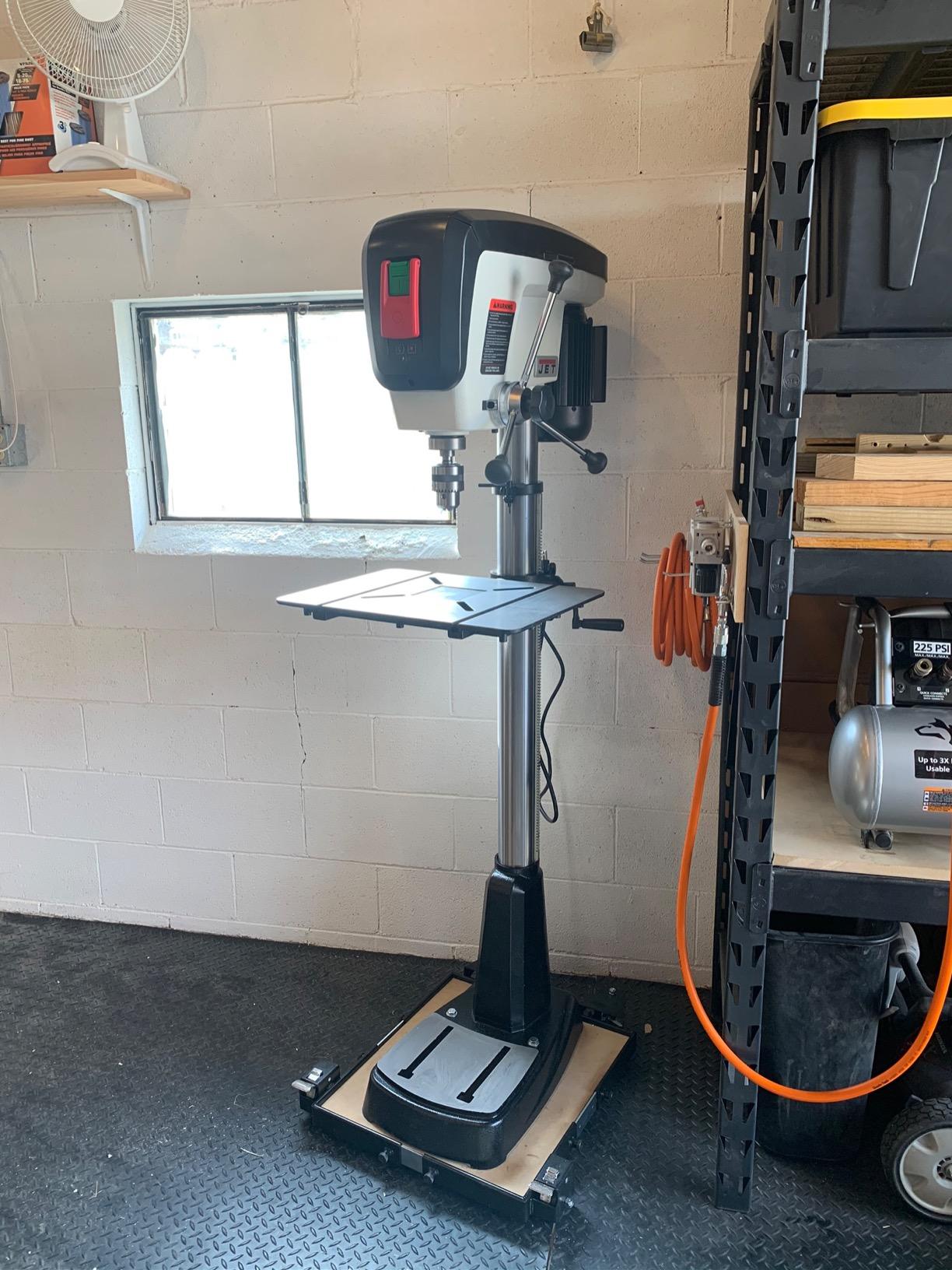 JET 17-Inch Floor Drill Press, 16 Speed, 3/4 HP, 115V 1Ph (Model JDP-17) customer photo 1