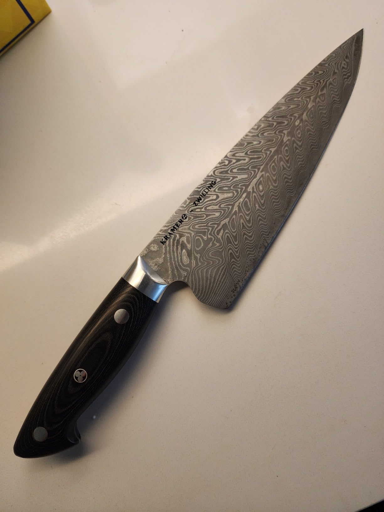 Zwilling 34891-201 Bob Kramer Chef Knife Euro Stainless Steel Chef Knife 7.9 inches (200 mm) Made in Japan Damascus Gyuto Knife, Multi-layer Steel, Made in Seki, Gifu Prefecture customer photo 1