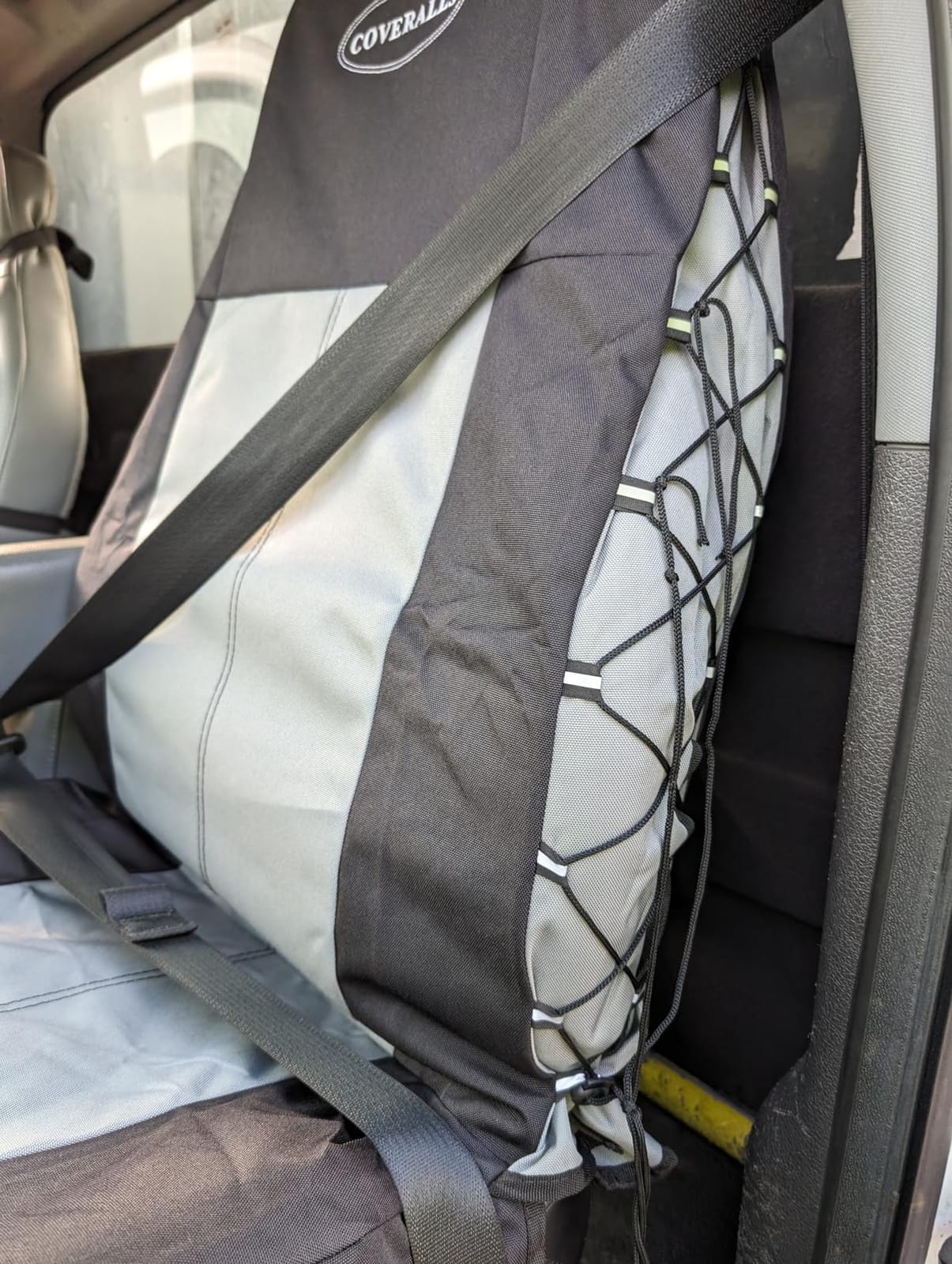 Seats Inc. Coveralls Truck Seat Cover - Two-Tone Black/Gray, Model Number 9107 customer photo 1