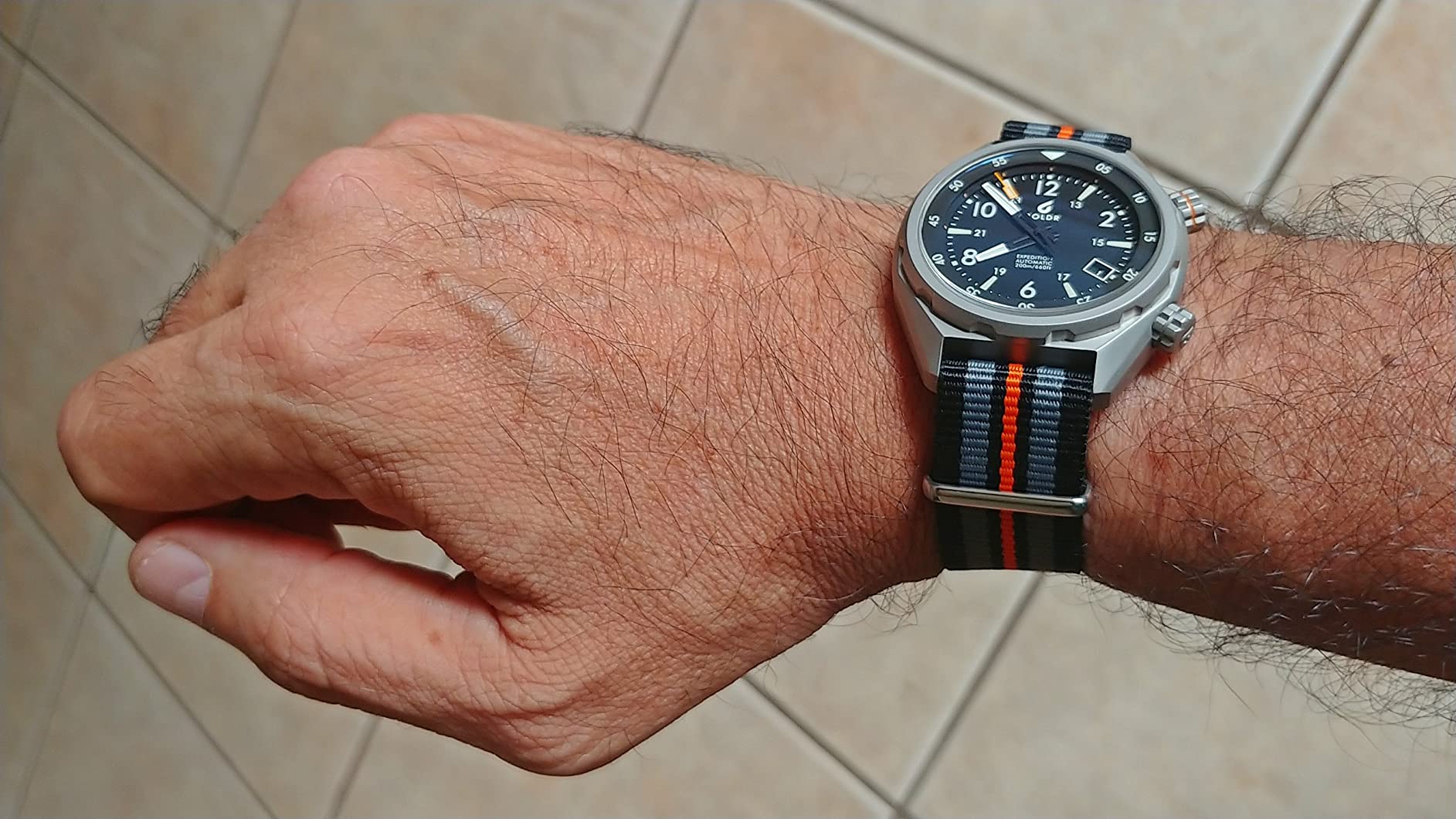 Clockwork Synergy Classic Nylon Ballistic watch straps bands customer photo 1