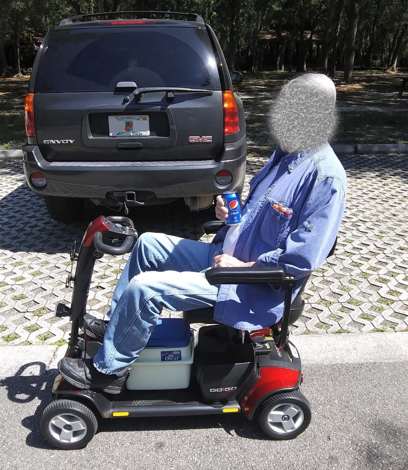 Pride Mobility S74 Go-Go Sport 4-Wheel Electric Mobility Scooter for Adults with Free Challenger Mobility Accessory customer photo 1