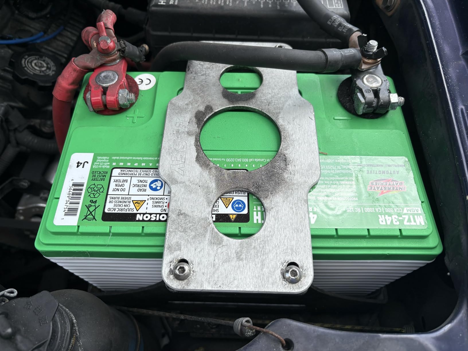 Interstate Batteries Car Battery 12V 63Ah 800CCA Group 34 Pure Lead AGM customer photo 1