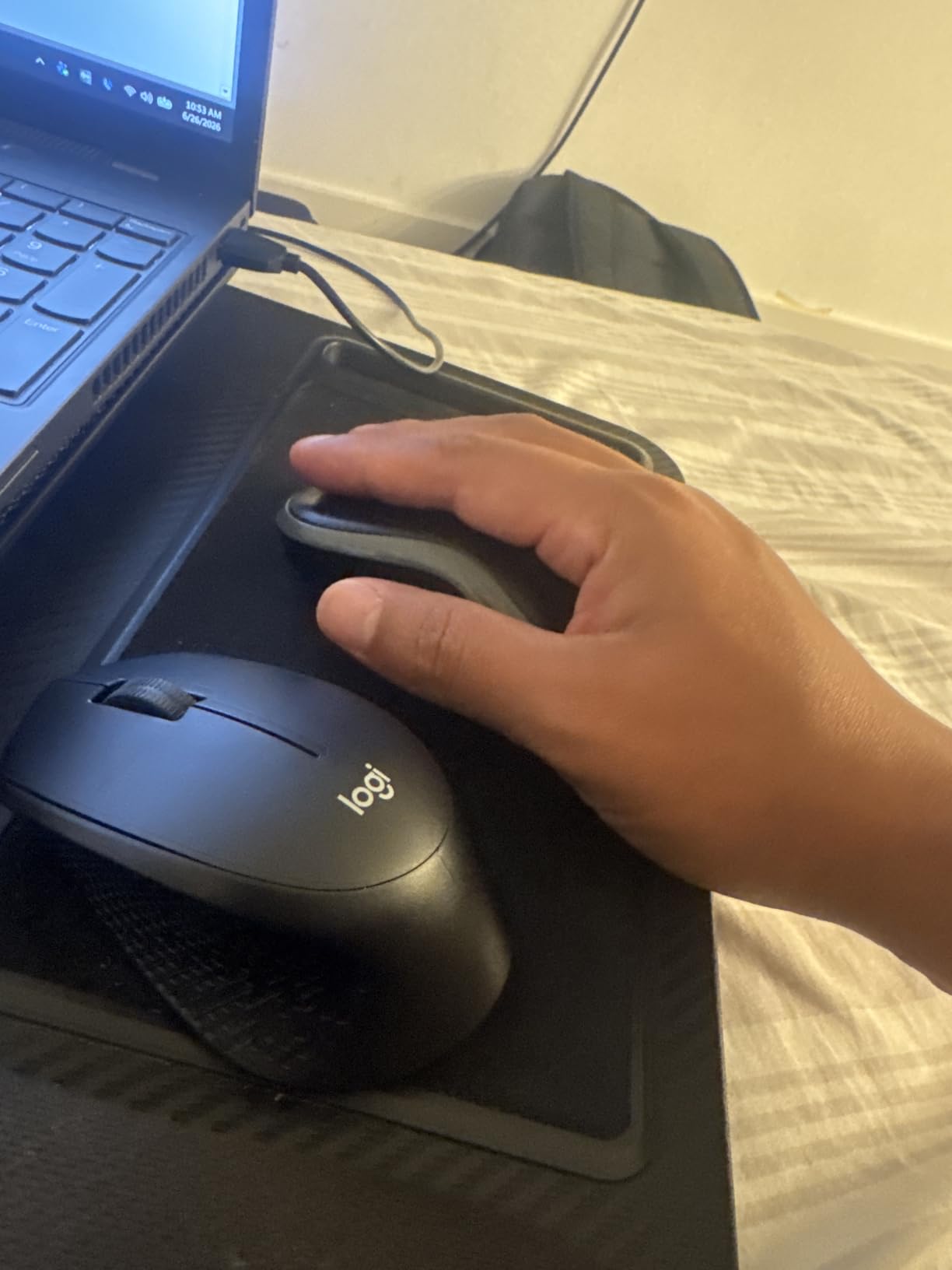 Logitech MK345 Full Size Wireless Keyboard and Mouse Combo - Black customer photo 1
