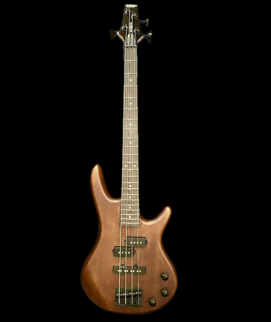 Ibanez GSRM20BWNF MiKro - Walnut Flat | Short-scale electric bass with mahogany body, PJ pickup configuration and 22 frets customer photo 1