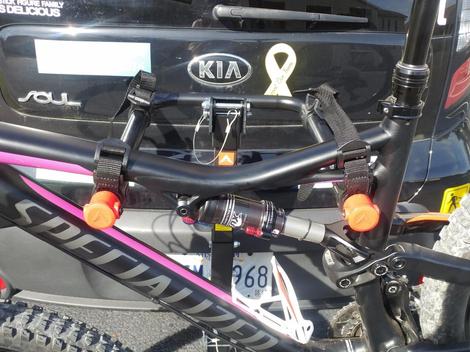 Allen Sports Deluxe 2-Bike Hitch Mount Rack, Silver/Black (522RR) customer photo 2