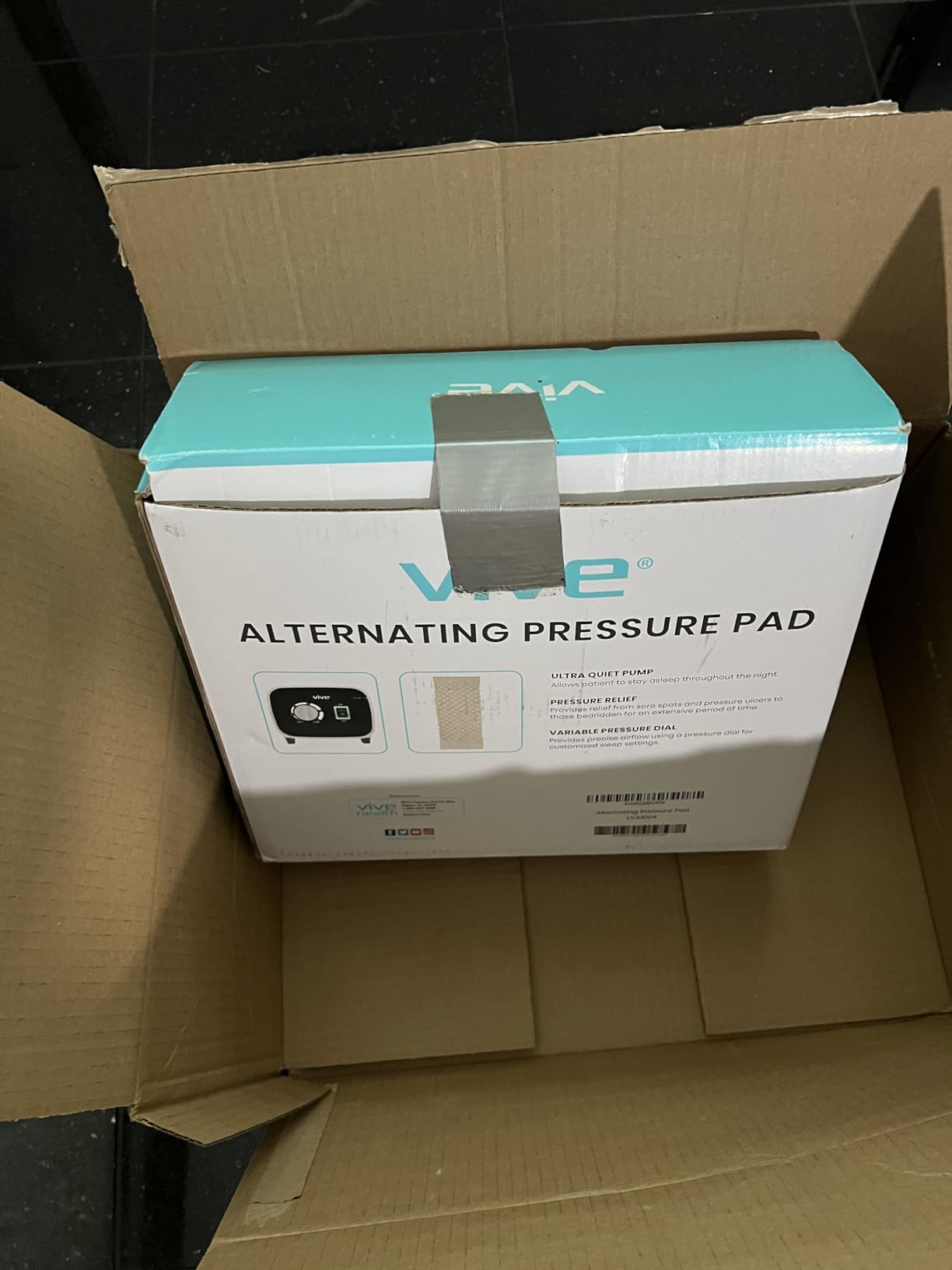 Vive Alternating Air Pressure Mattress Pad - The Original Bed Sore Prevention Solution - Hospital Topper for Bedridden Patients - Includes Waterproof, Breathable Ulcer Cushion & Whisper Quiet Pump customer photo 2