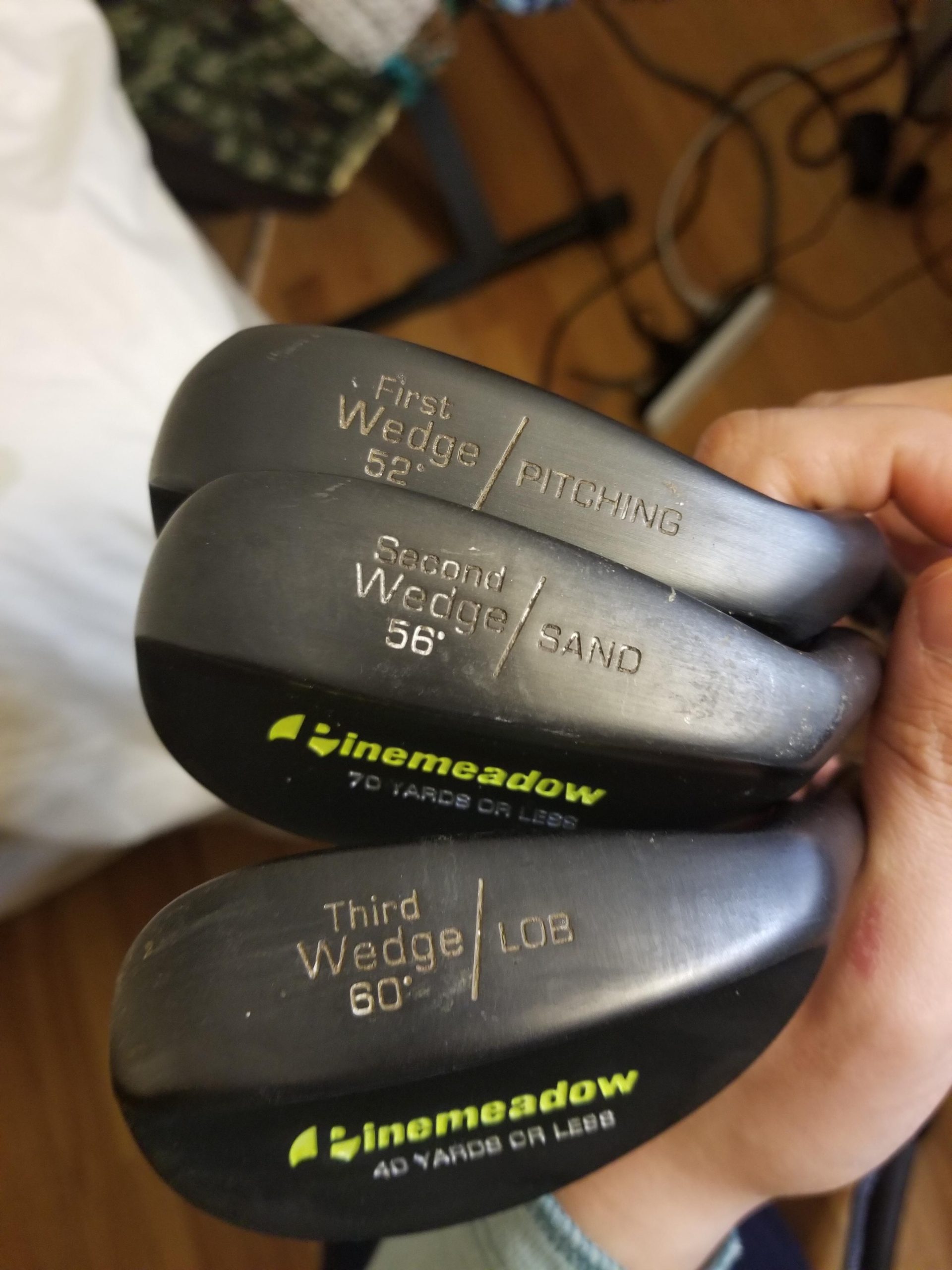 Pinemeadow Golf Men's 3 Wedge Set 52/56/60, Right Hand, Steel, Regular, Dark Grey customer photo 1
