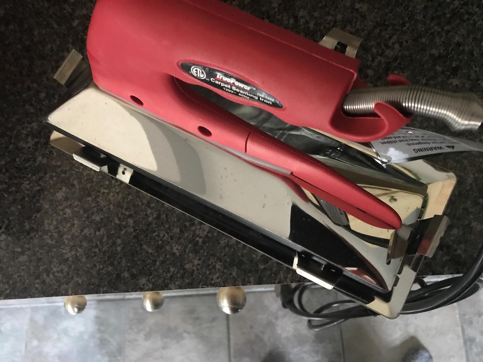 TruePower 709-1254 10-Inch Carpet Seaming Iron, 800-watt customer photo 1