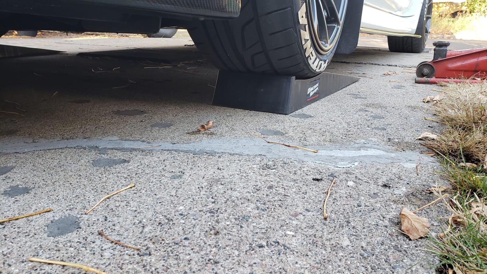 Car Ramps for Oil Change, Low Profile, 5,000 lb GAWR, 2.5