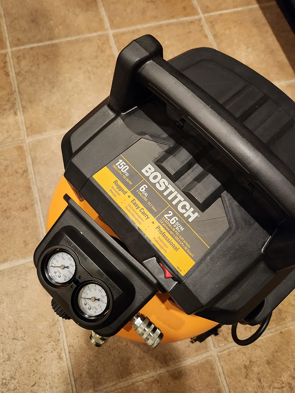 Bostitch 6 Gallon 150 Psi Air Compressor customer photo 2