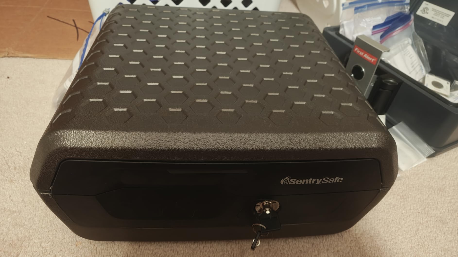 SentrySafe Fireproof and Waterproof Document Safe with Key Lock, Lock Box for Cash, Passport, Jewelry, CHW30220 customer photo 1