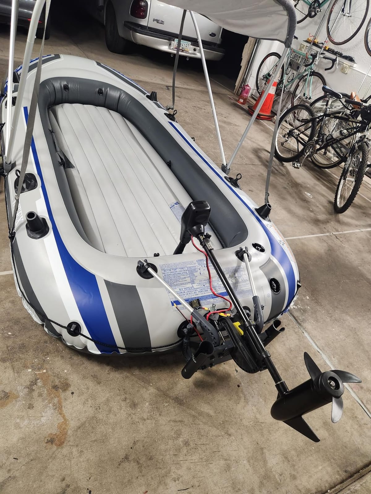 Newport NV-Series Thrust Saltwater Transom Mounted Trolling Electric Trolling Motor w/LED Battery Indicator customer photo 2