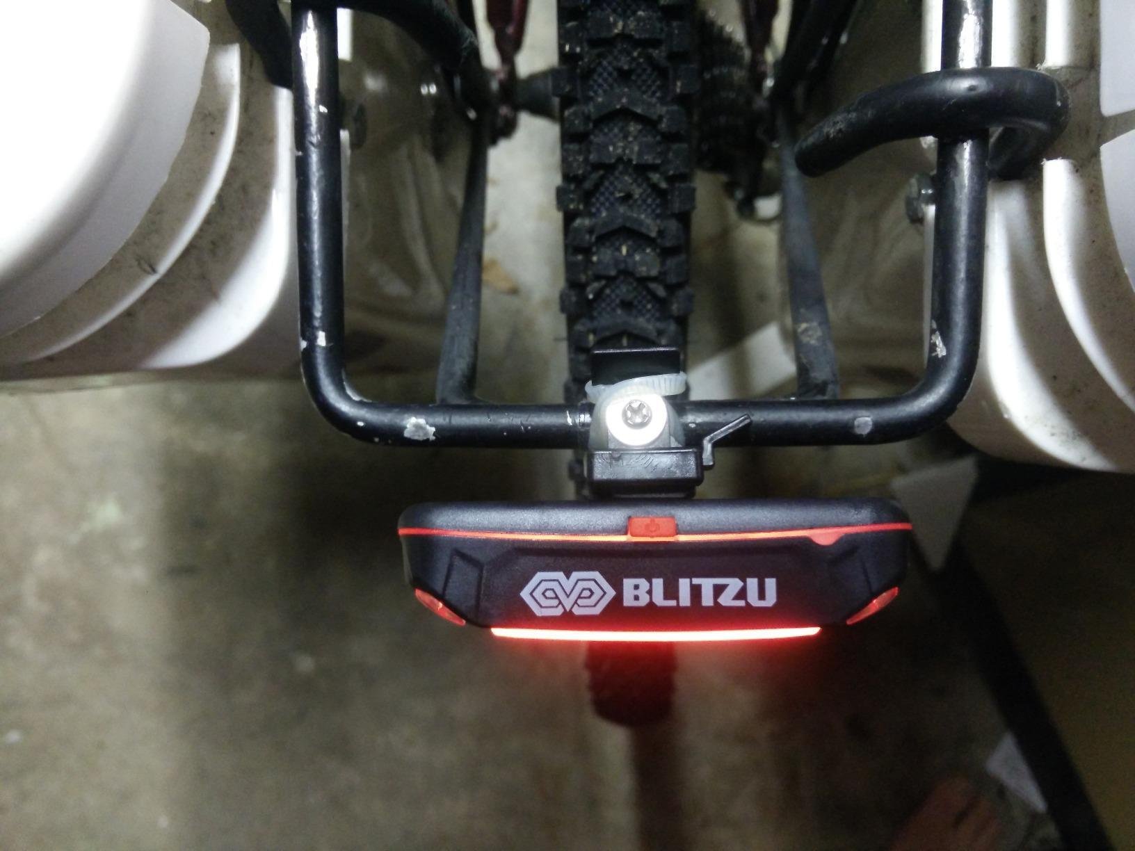 BLITZU Bike Tail Light, 2 Pack USB-C Rechargeable LED Bicycle Rear Lights customer photo 2