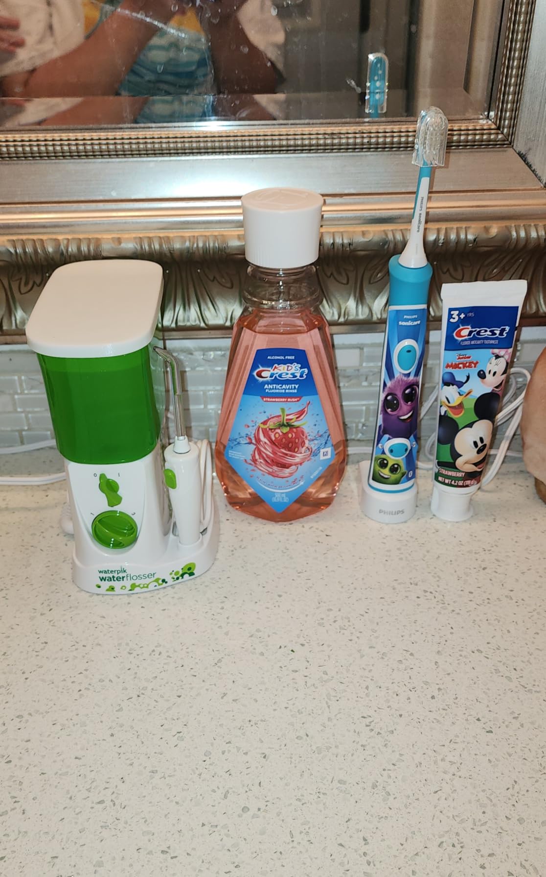 Philips Sonicare for Kids 3+ Bluetooth Connected Rechargeable Electric Power Toothbrush, Interactive for Better Brushing, Turquoise, HX6321/02 customer photo 2