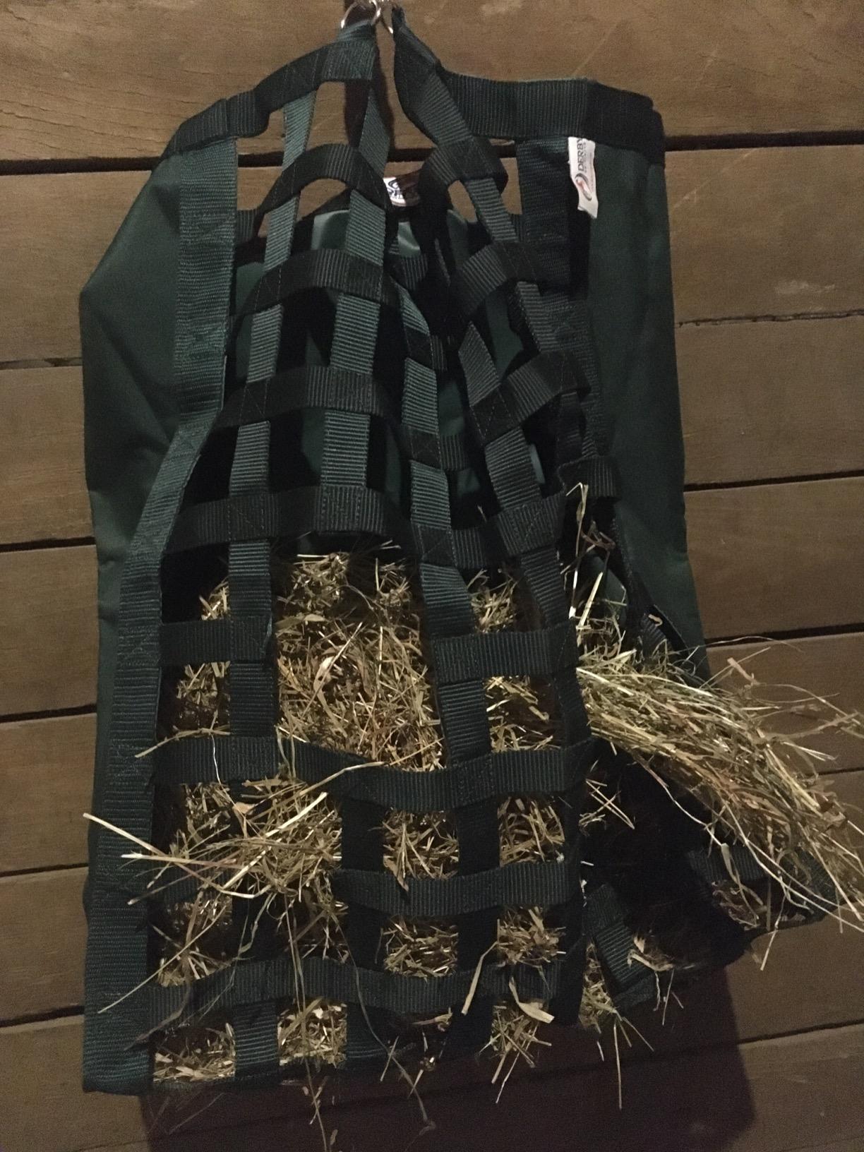 Derby Originals Front Web Slow Feeder Horse Hay Bag Super Tough Bottom with 6 Month Warranty customer photo 2
