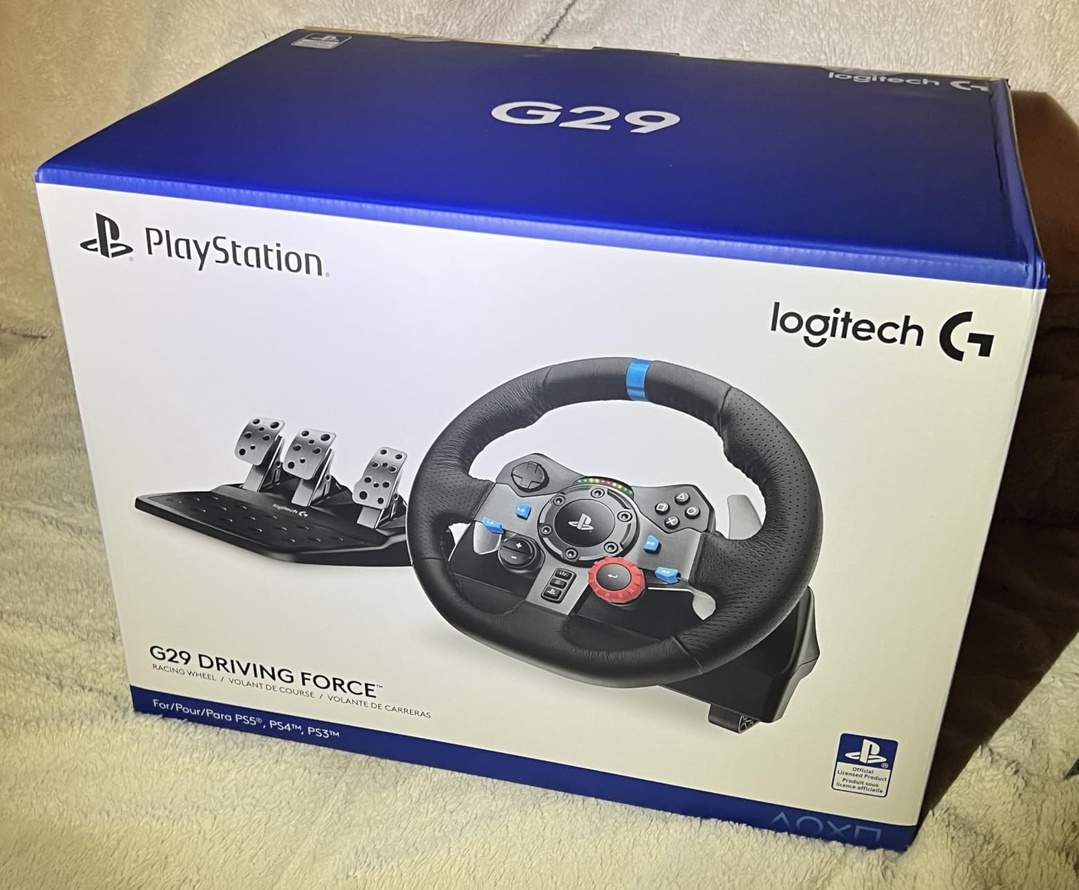 Logitech G29 Racing Wheel and Pedals for PS5/PS4/PC customer photo 2