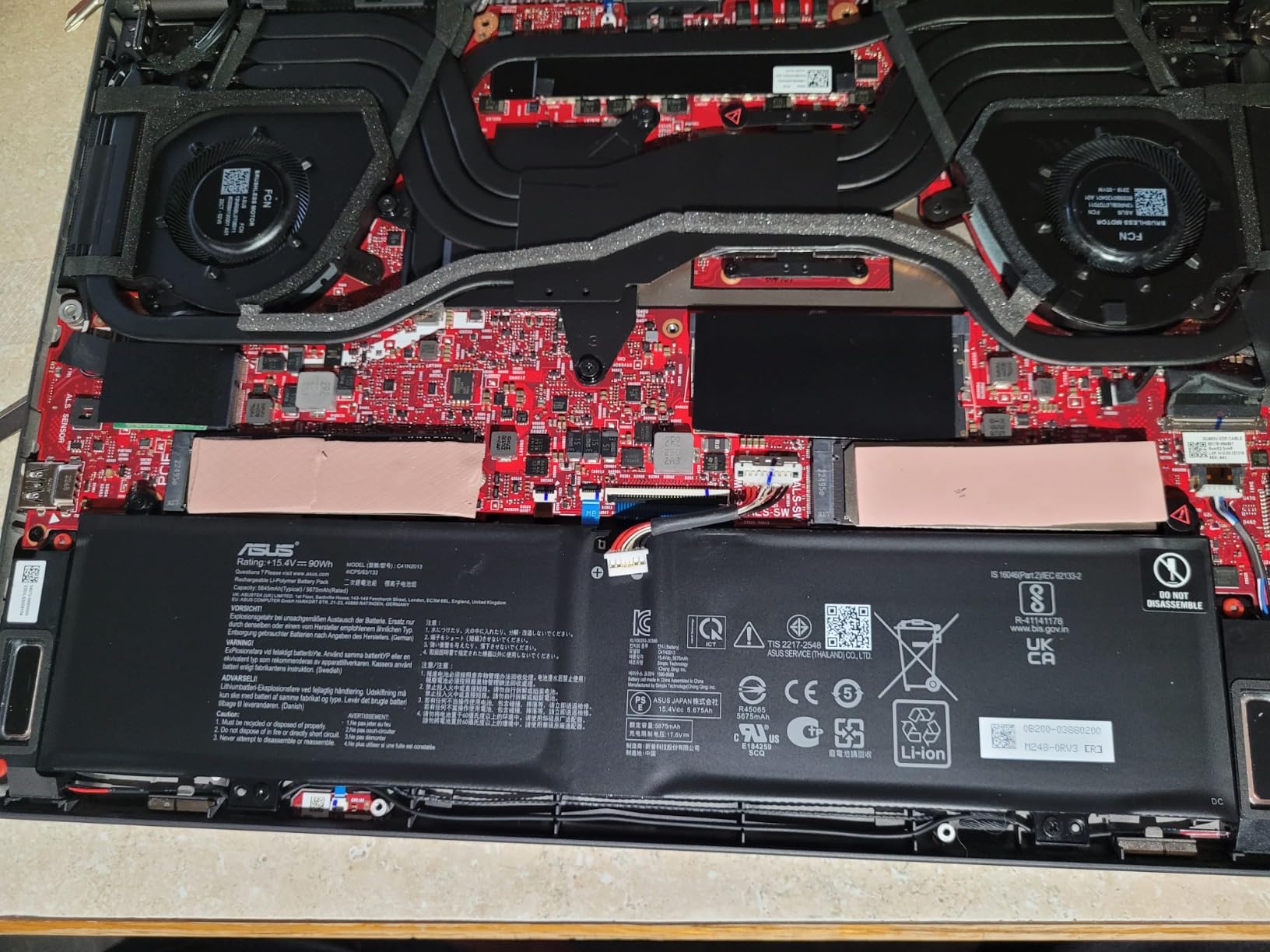 Thermal Grizzly Minus Pad 8 120x20x1.0mm 2Pack - Thermal Interface Pad, Electrically Non-Conductive for SSDs, GPUs & Electronics customer photo 2